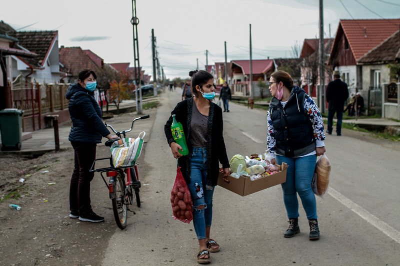 BuKi Humanitäre Hilfe Lebensmittelverteilung