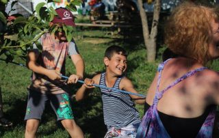 Seilziehen: Sommer Begegnung