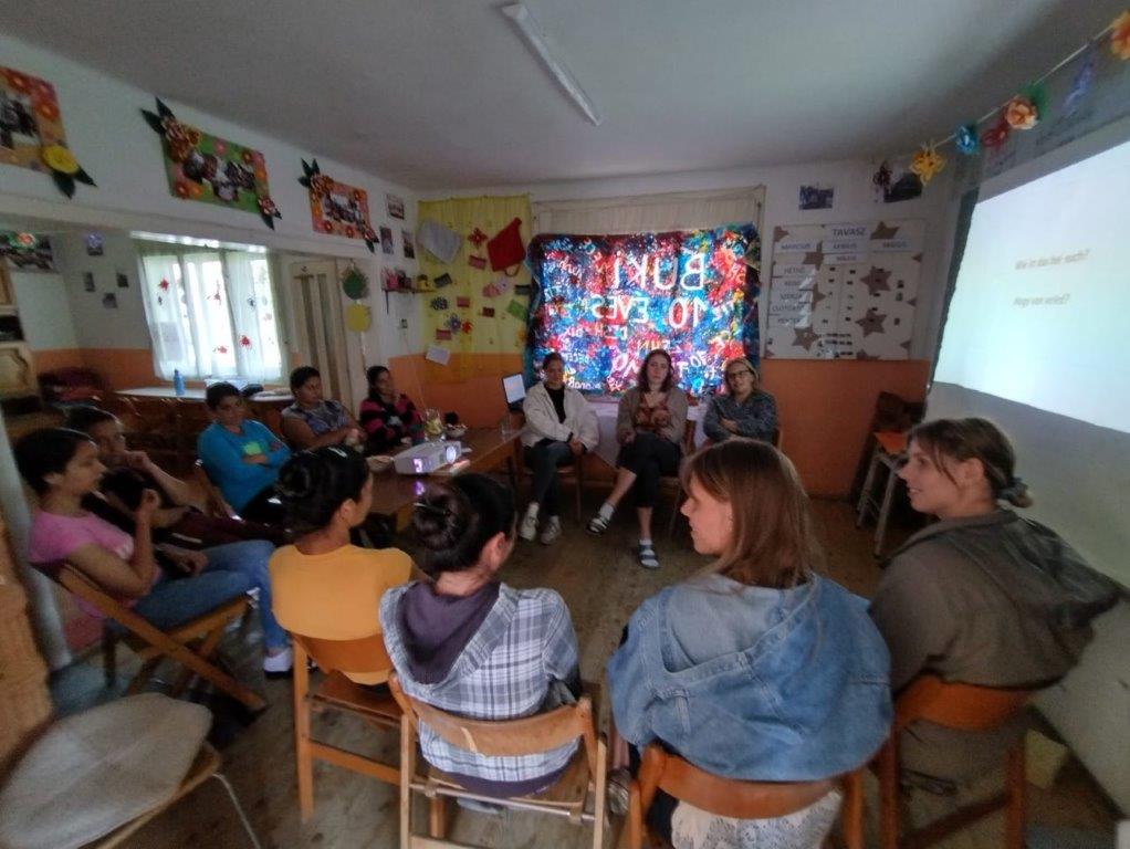 Mit Roma-Frauen im Gespräch